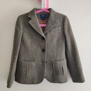 Ralph Lauren Polo Boy's wool jacket (size 6), green